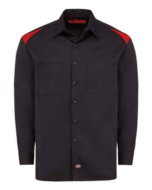 Dickies. Long Sleeve Performance Team Shirt - Tall Sizes. 6605T