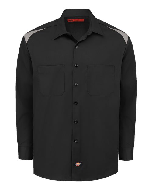 Dickies. Long Sleeve Performance Team Shirt - Tall Sizes. 6605T