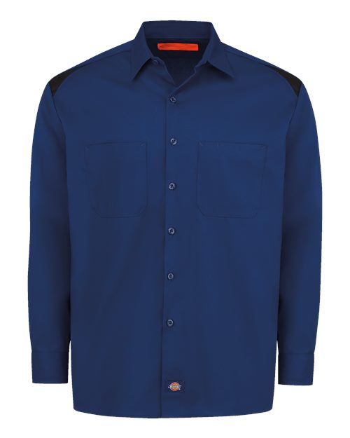 Dickies. Long Sleeve Performance Team Shirt - Tall Sizes. 6605T