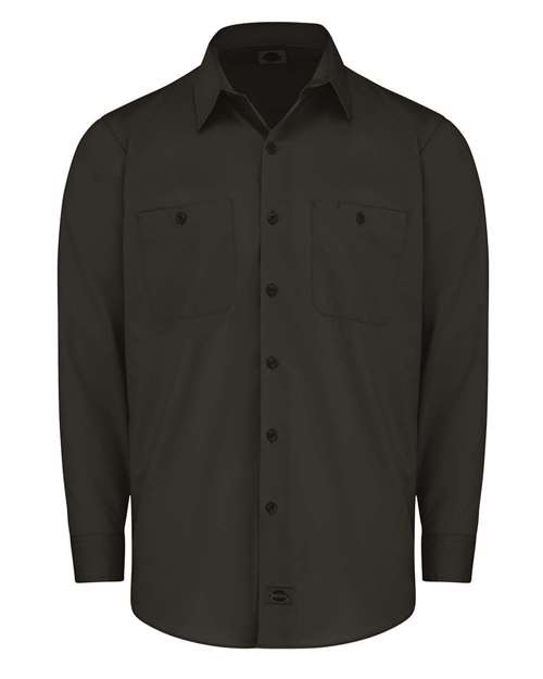 Dickies. Industrial Worktech Ventilated Long Sleeve Work Shirt - Tall Sizes. LL51T