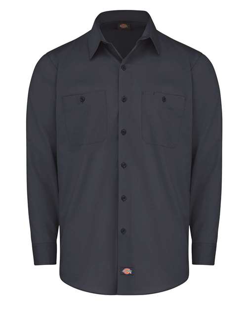 Dickies. Industrial Worktech Ventilated Long Sleeve Work Shirt - Tall Sizes. LL51T