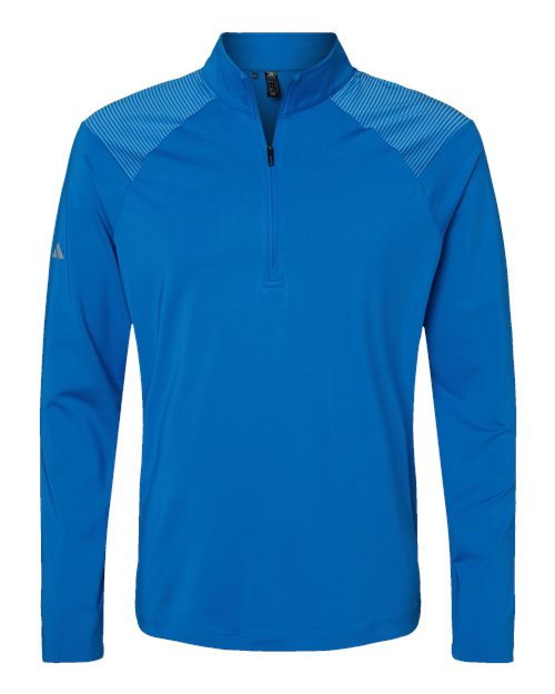 Adidas. Shoulder Stripe Quarter-Zip Pullover. A520