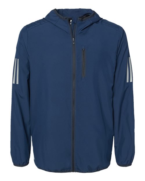 Adidas. Hooded Full-Zip Windbreaker. A524