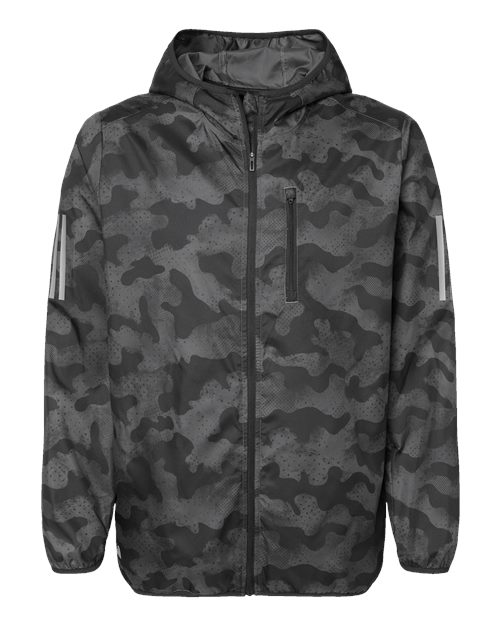 Adidas. Hooded Full-Zip Windbreaker. A524