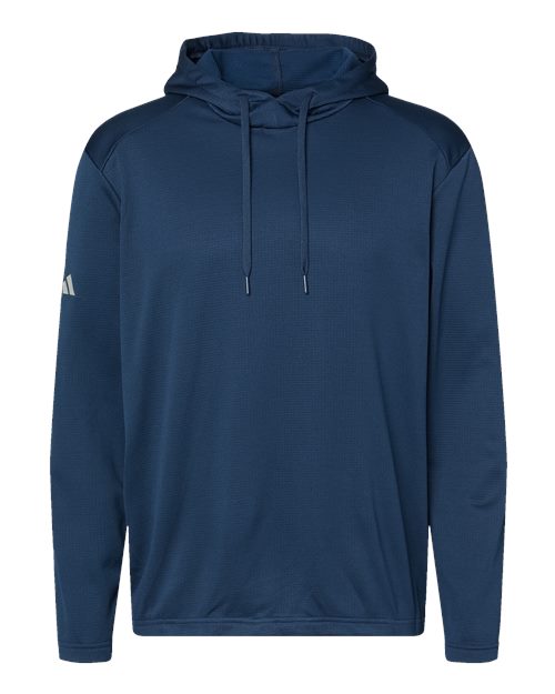 Adidas. Textured Mixed Media Hooded Sweatshirt. A530