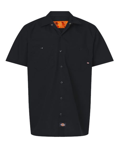 Dickies. Industrial Short Sleeve Work Shirt - Tall Sizes. S535T