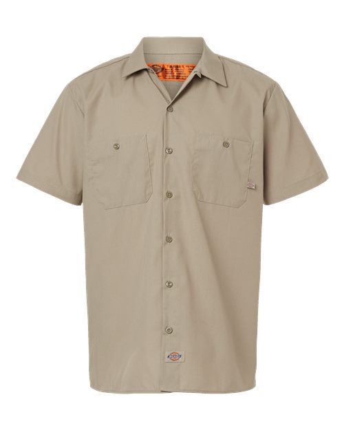Dickies. Industrial Short Sleeve Work Shirt - Tall Sizes. S535T