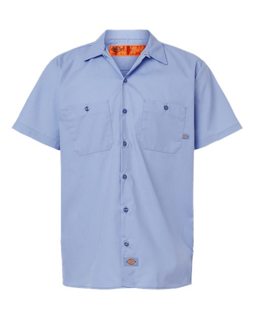Dickies. Industrial Short Sleeve Work Shirt - Tall Sizes. S535T