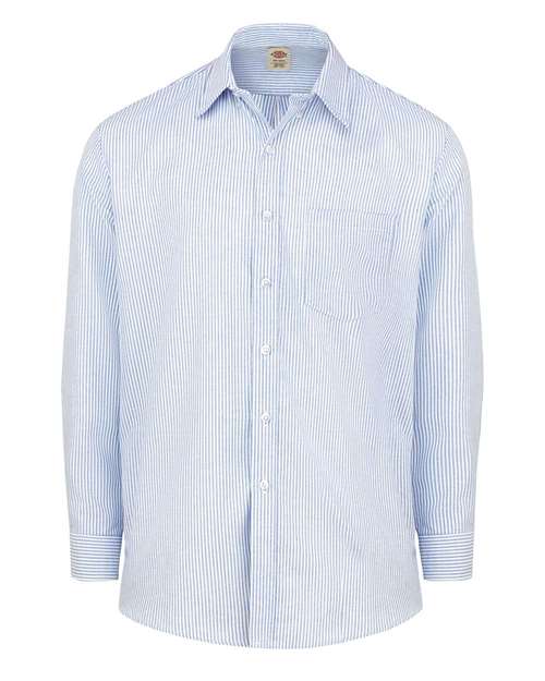 Dickies. Long Sleeve Oxford Shirt - Tall Sizes. SSS36T