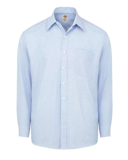 Dickies. Long Sleeve Oxford Shirt - Tall Sizes. SSS36T