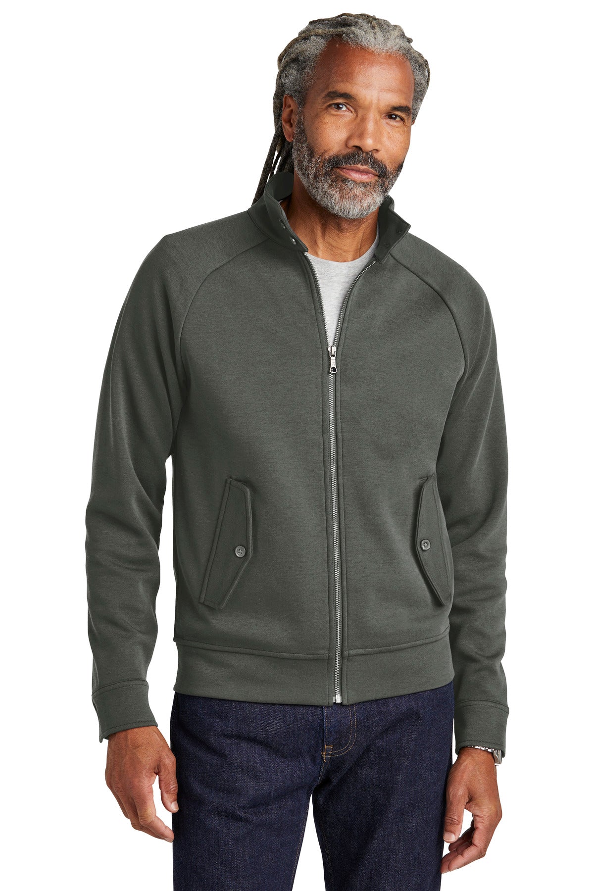 Brooks Brothers Double-Knit Full-Zip BB18210