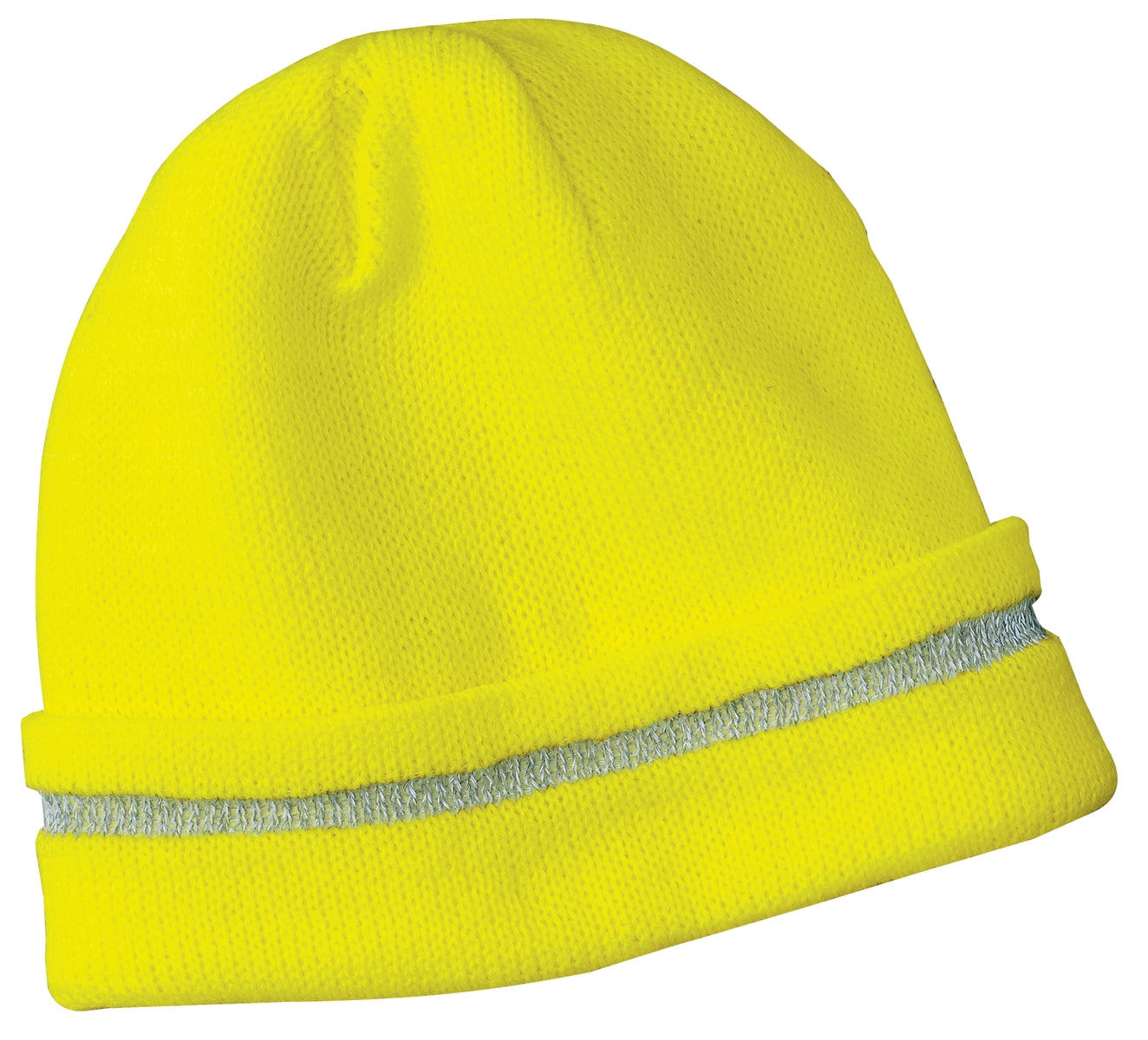 CornerStone - Enhanced Visibility Beanie with Reflective Stripe. CS800