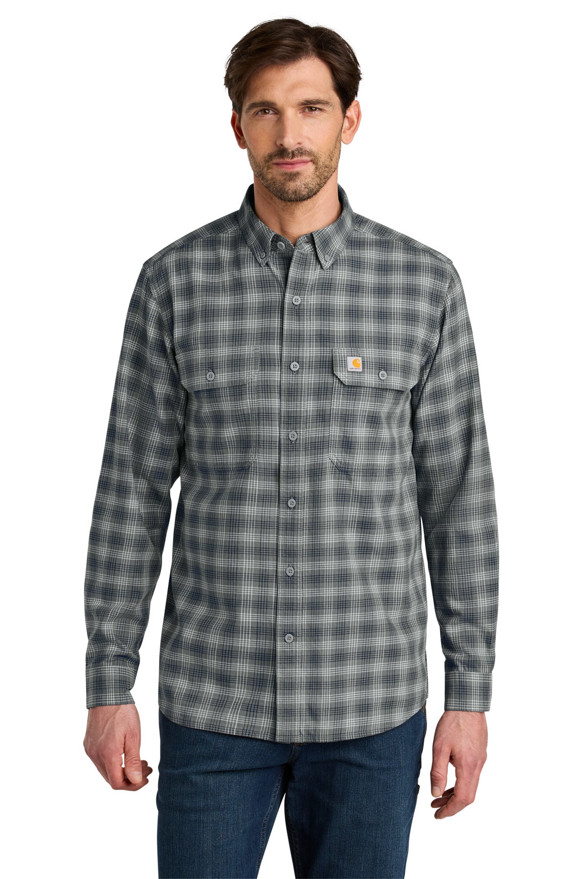 Carhartt Rugged Flex Plaid Long Sleeve Shirt CT107109