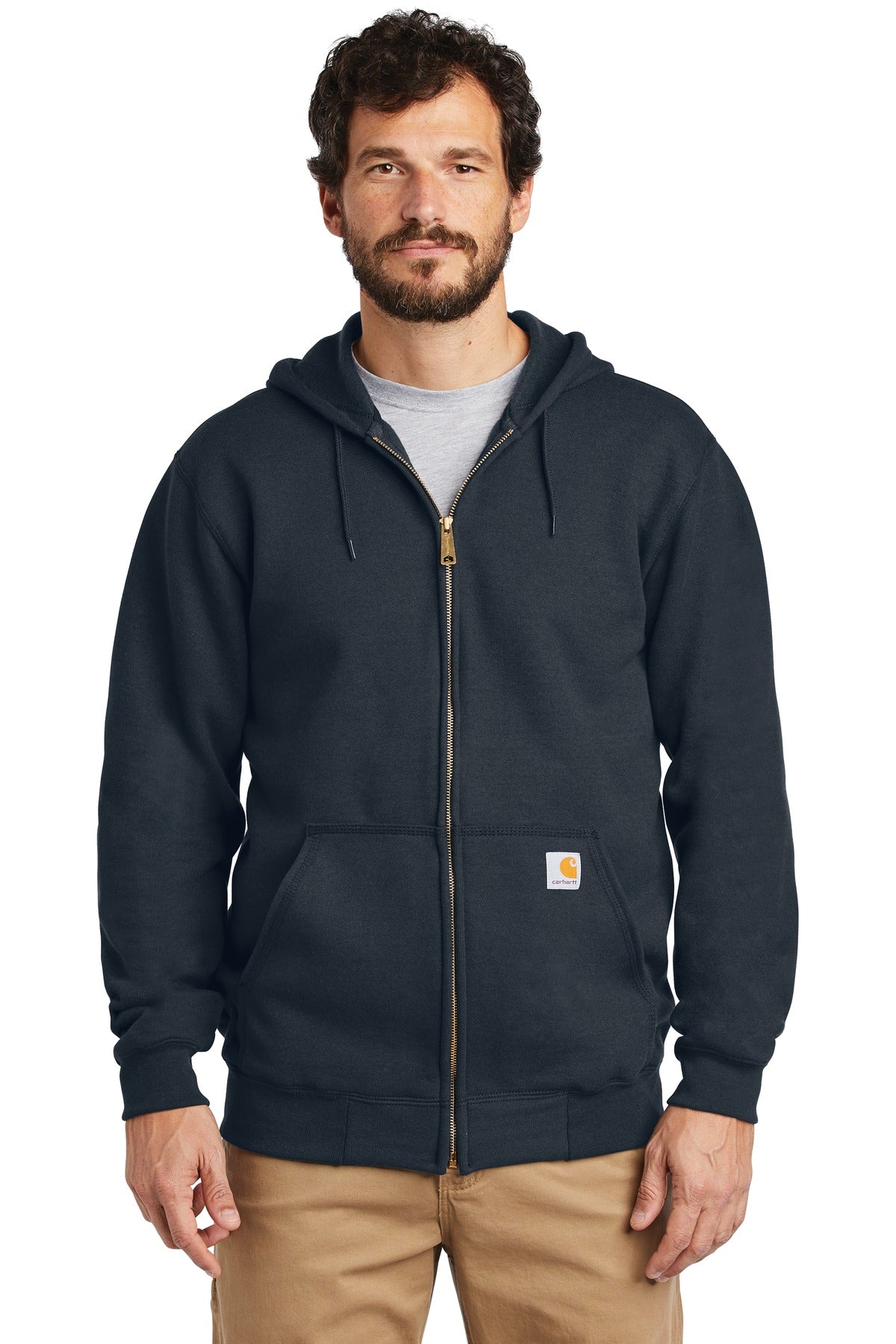 Carhartt Midweight Hooded Zip-Front Sweatshirt. CTK122