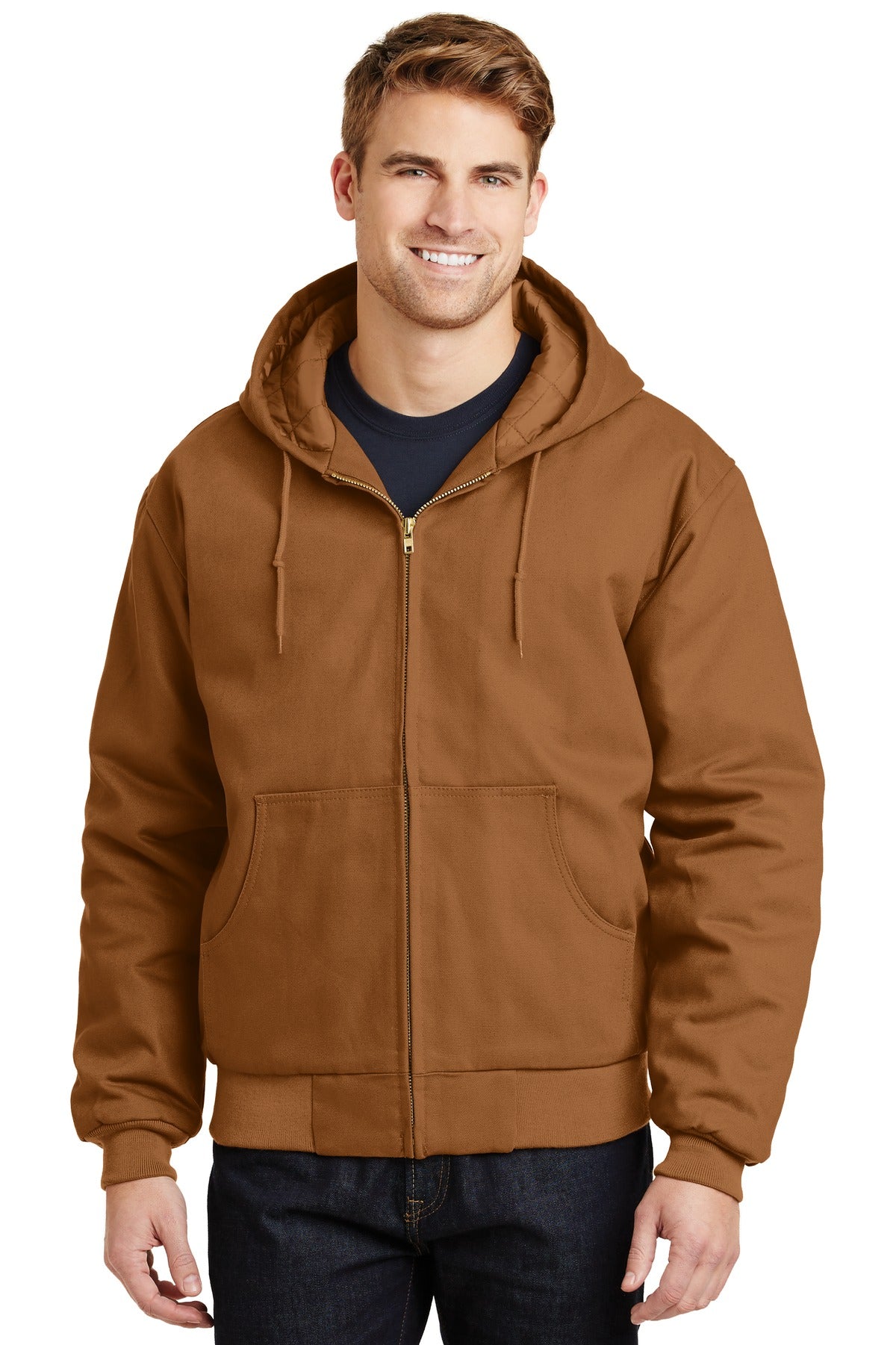 CornerStone - Duck Cloth Hooded Work Jacket. J763H
