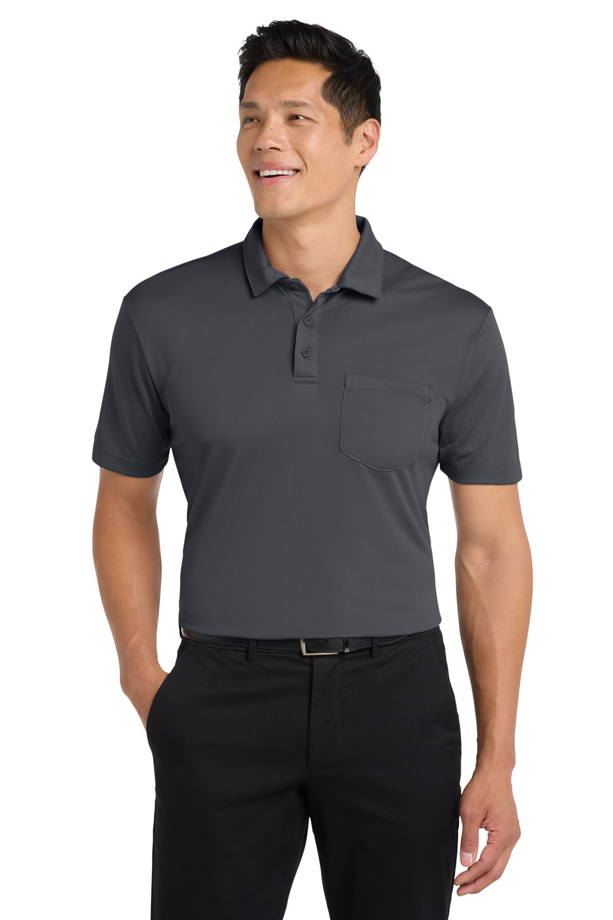 Port Authority Silk Touch Performance Pocket Polo. K540P