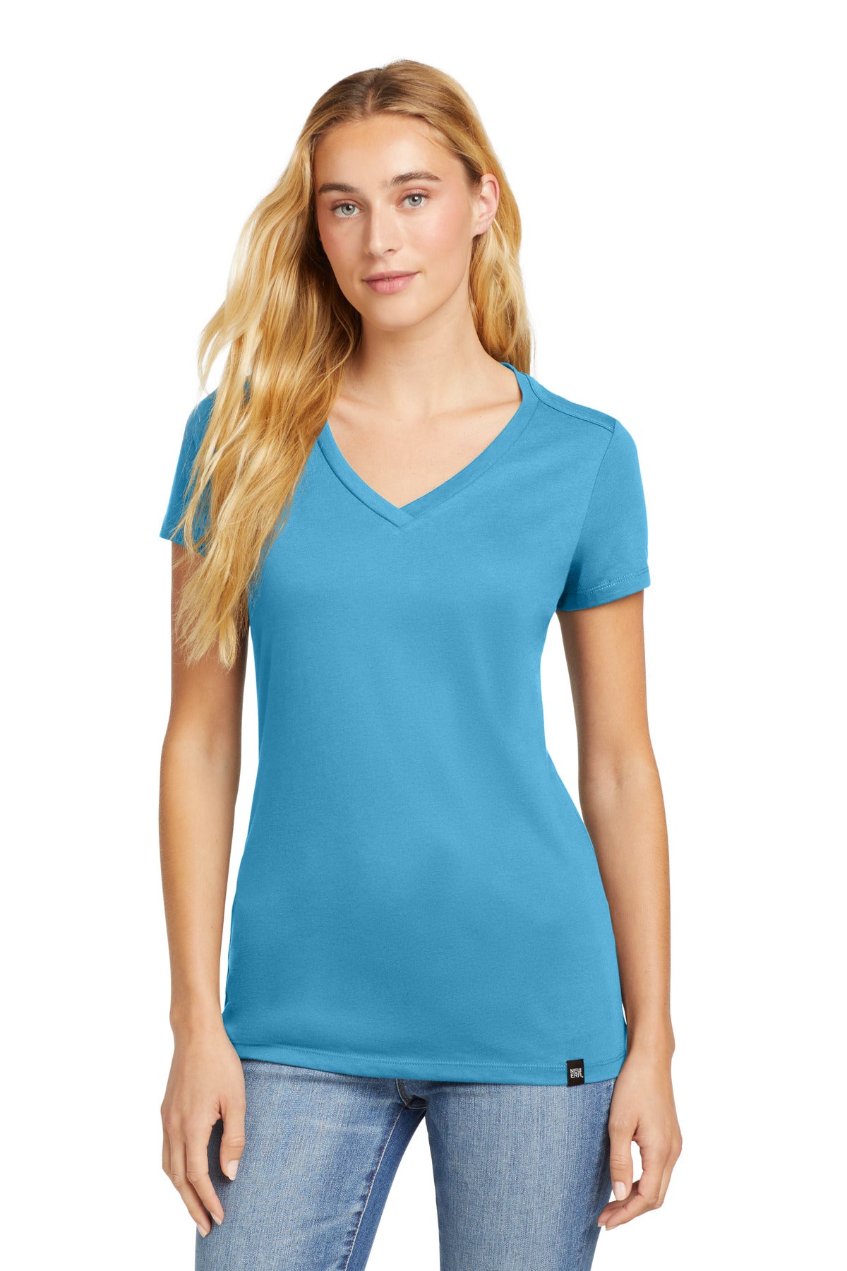 New Era Women's Heritage Blend V-Neck Tee. LNEA101
