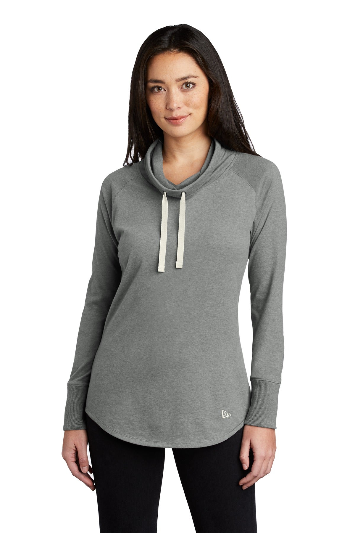 New Era Women's Sueded Cotton Blend Cowl Tee LNEA123