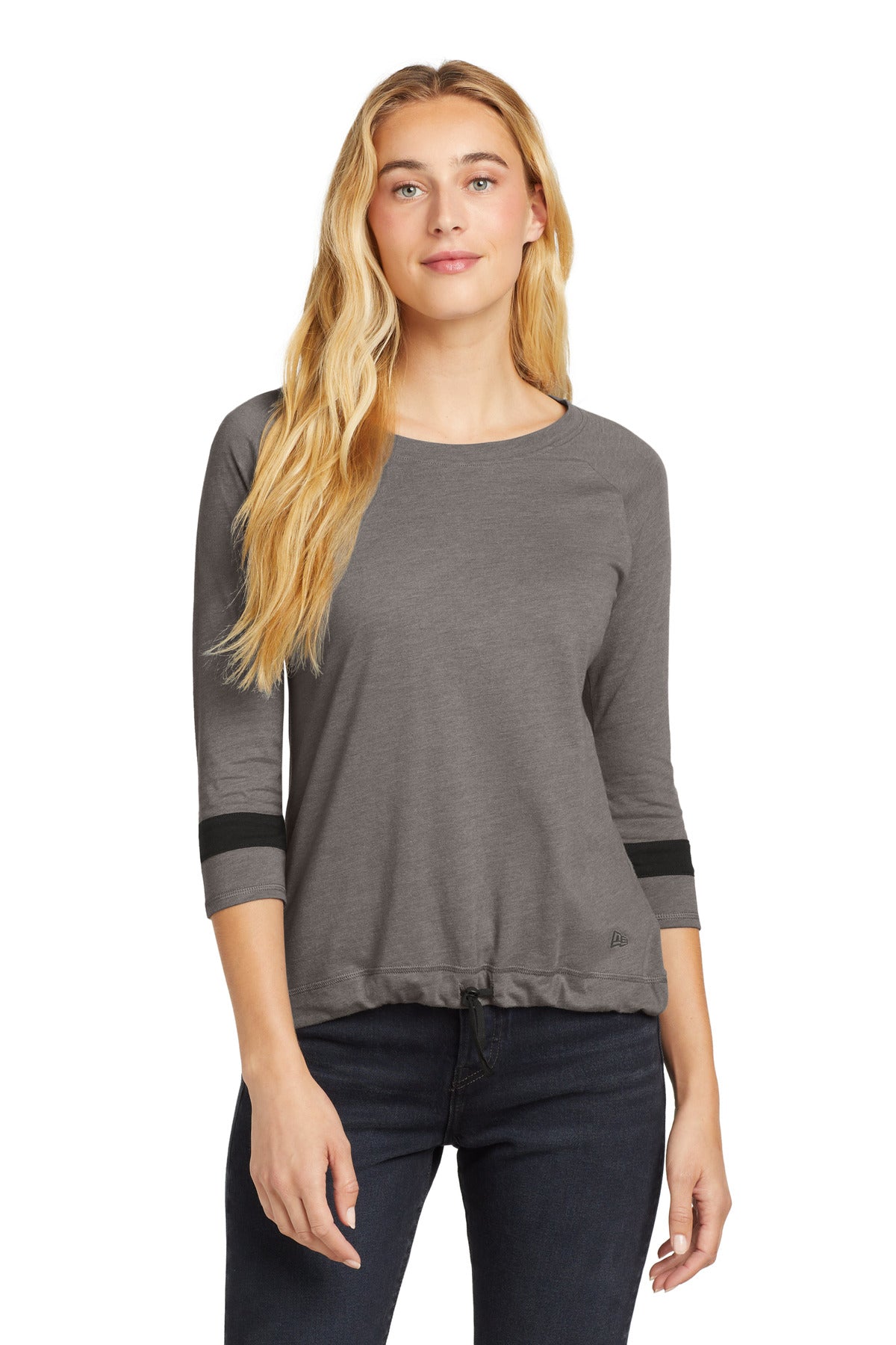 New Era  Women's Tri-Blend 3/4-Sleeve Tee LNEA136
