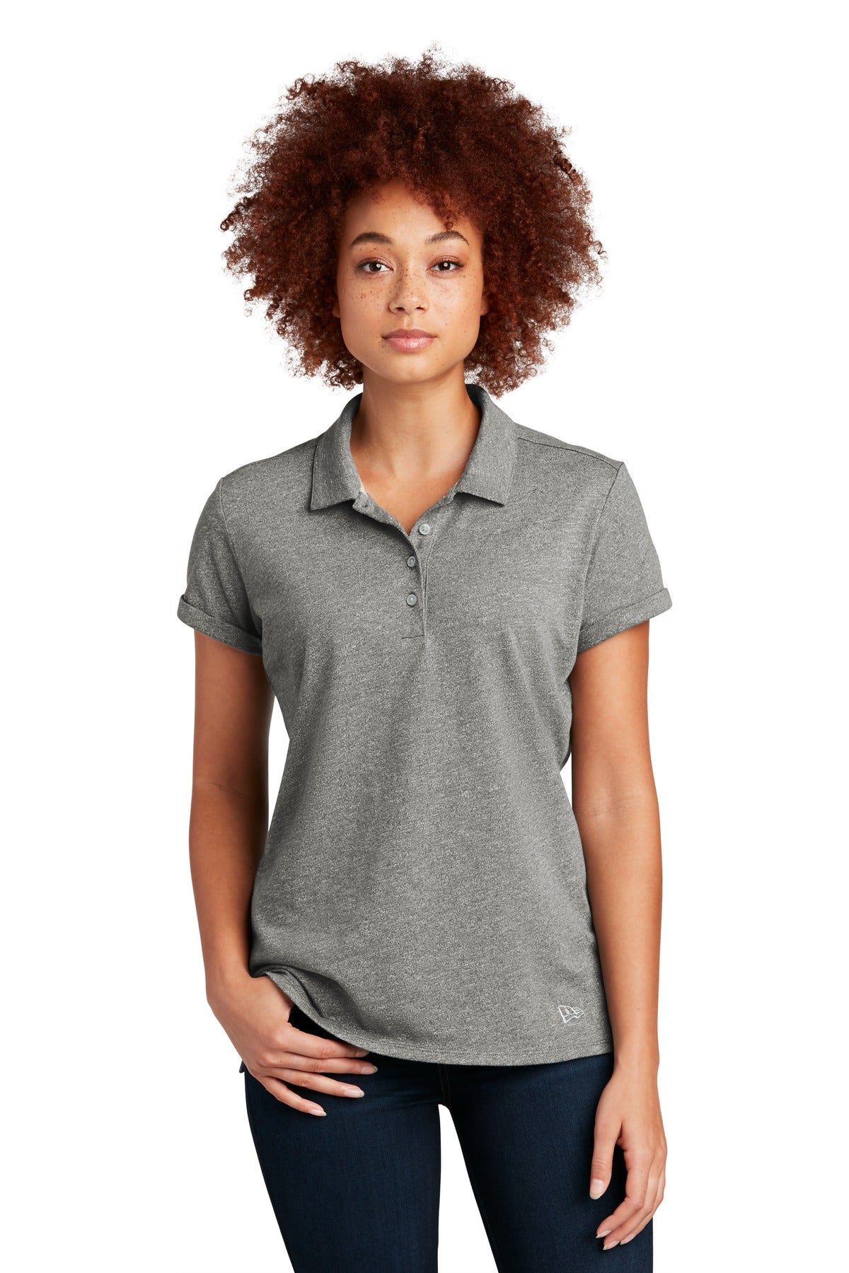 New Era Women's Slub Twist Polo LNEA301