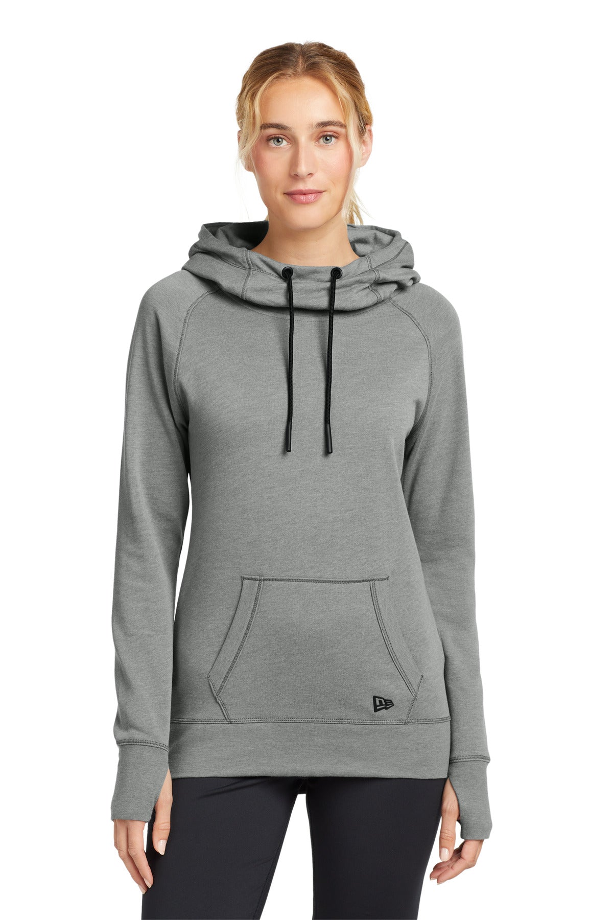 New Era Women's Tri-Blend Fleece Pullover Hoodie. LNEA510