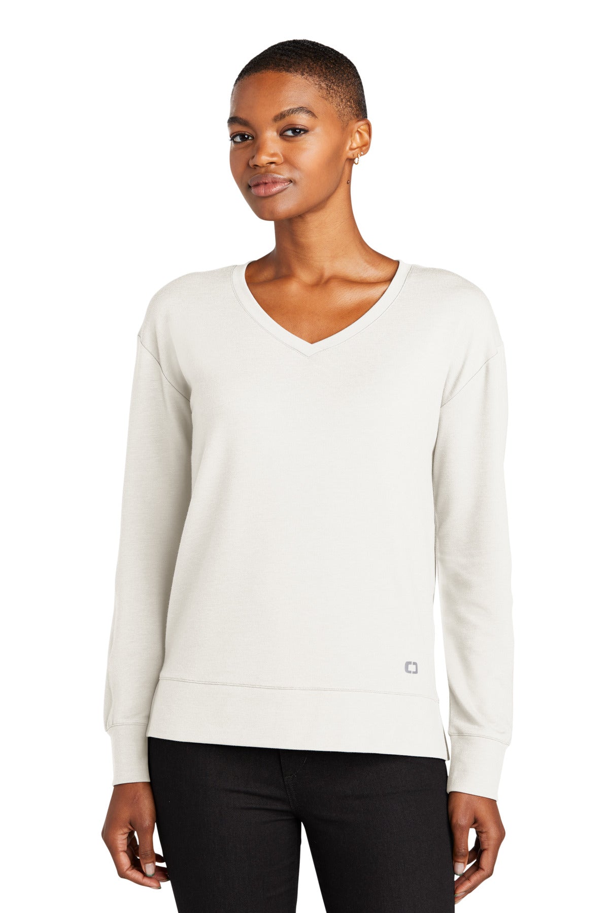 OGIO Women's Luuma Flex Long Sleeve V-Neck LOG825