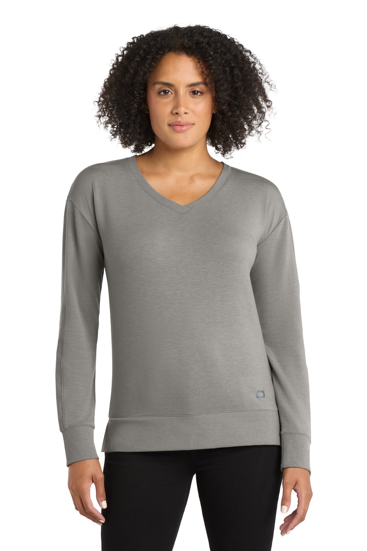 OGIO Women's Luuma Flex Long Sleeve V-Neck LOG825