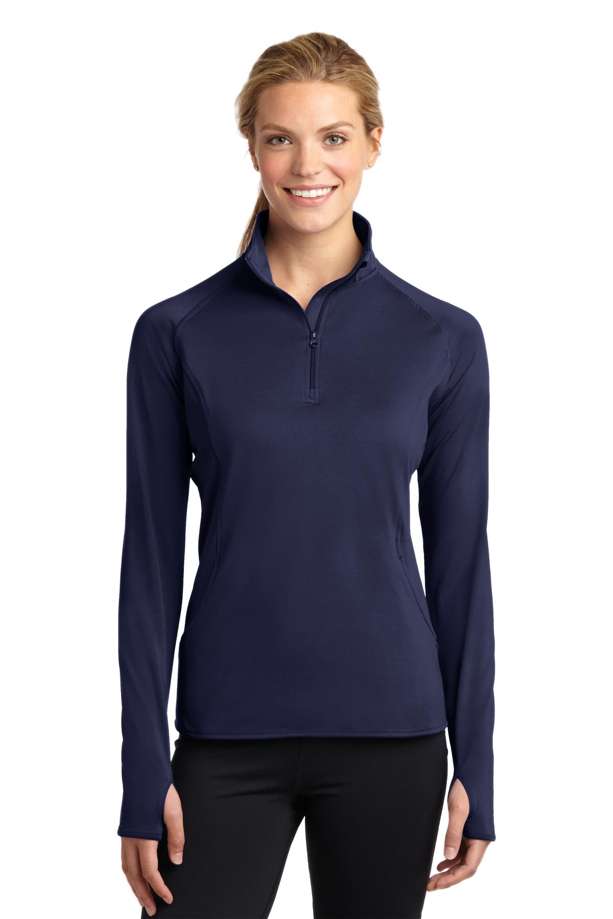 Sport-Tek Women's Sport-Wick Stretch 1/4-Zip Pullover. LST850