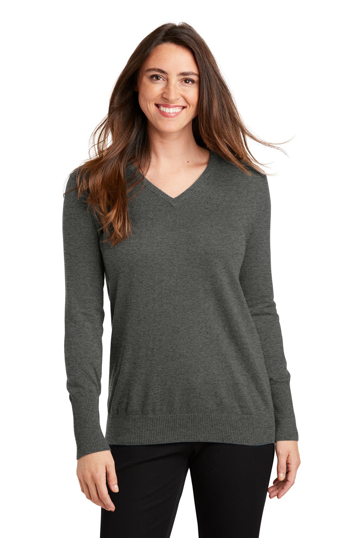 Port Authority Women's V-Neck Sweater. LSW285