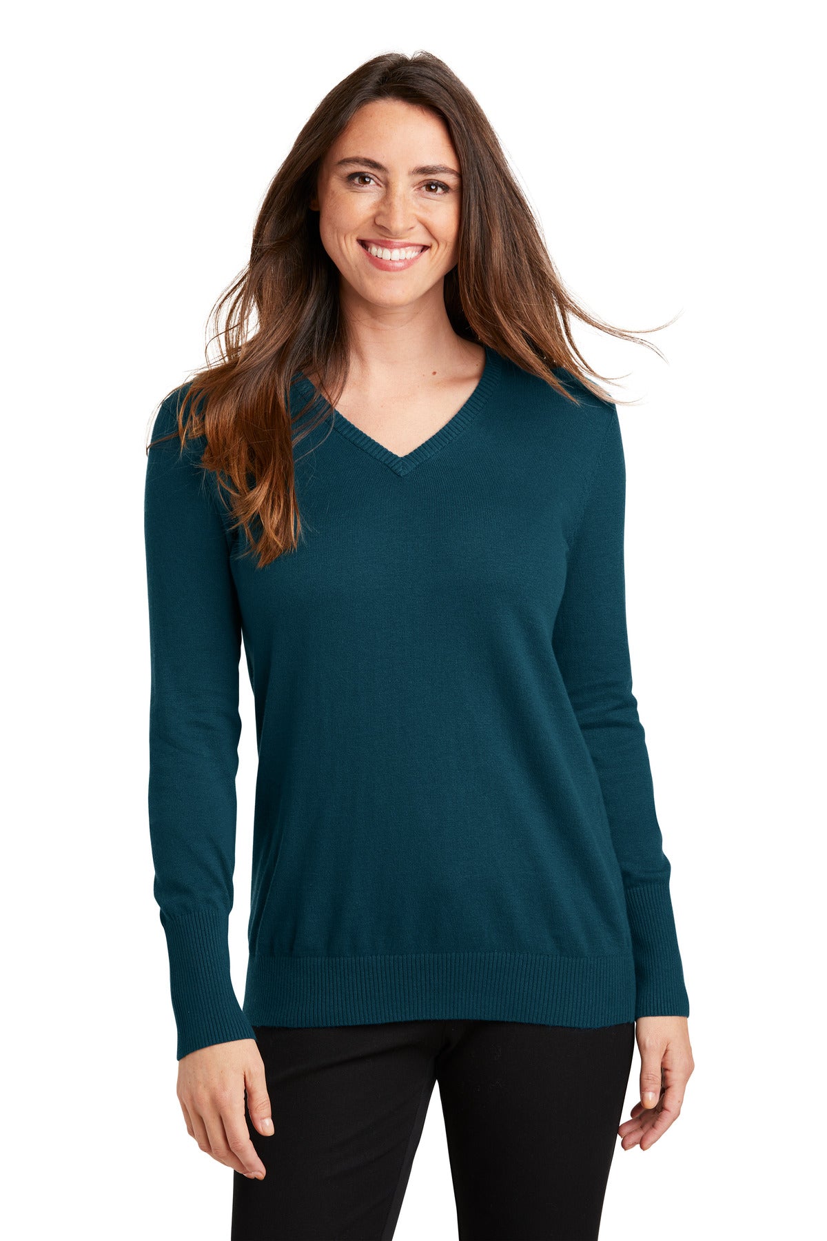 Port Authority Women's V-Neck Sweater. LSW285