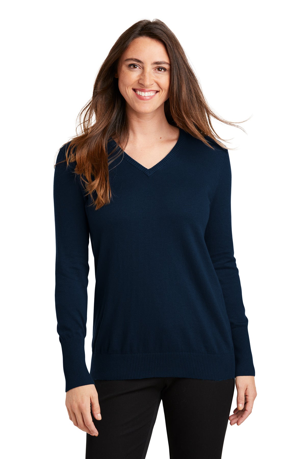Port Authority Women's V-Neck Sweater. LSW285