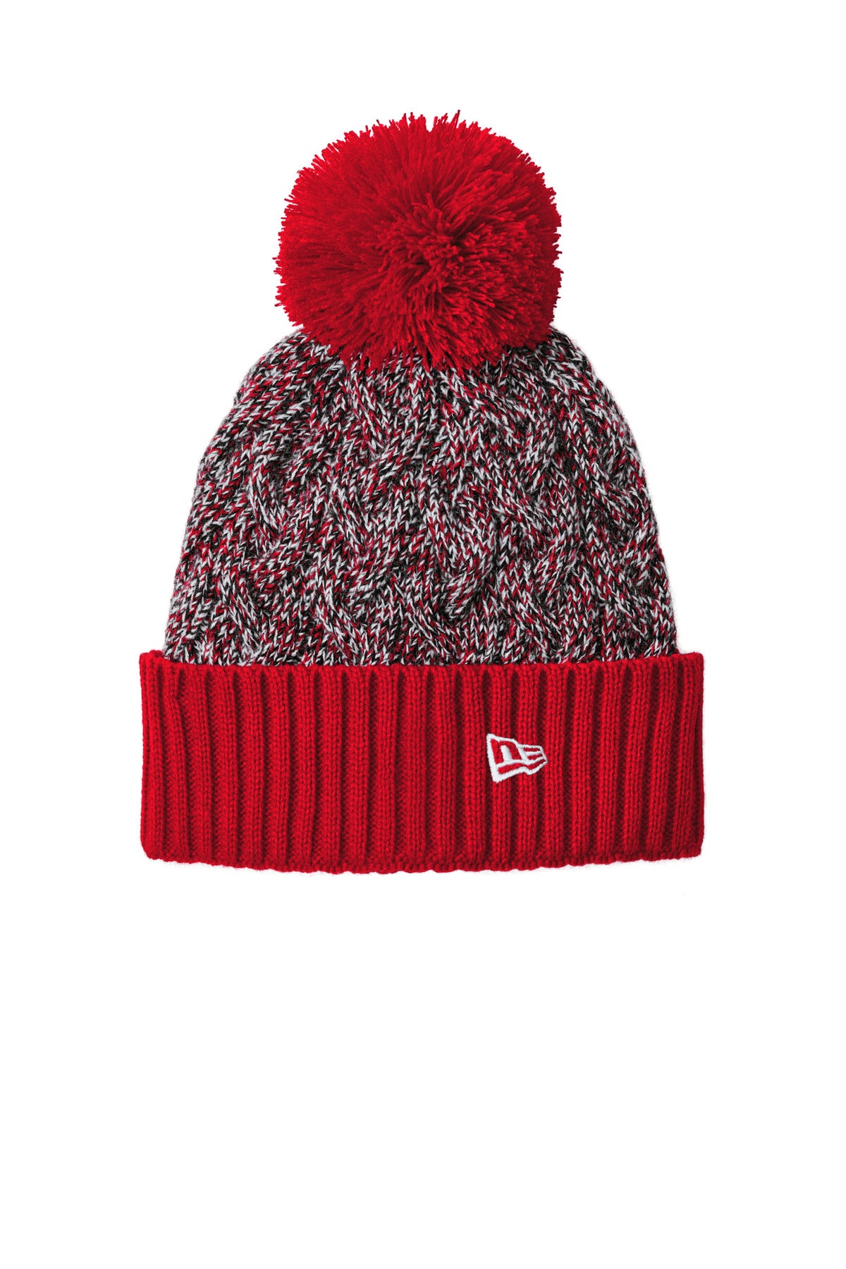 New Era Marled Knit Pom Beanie NE910