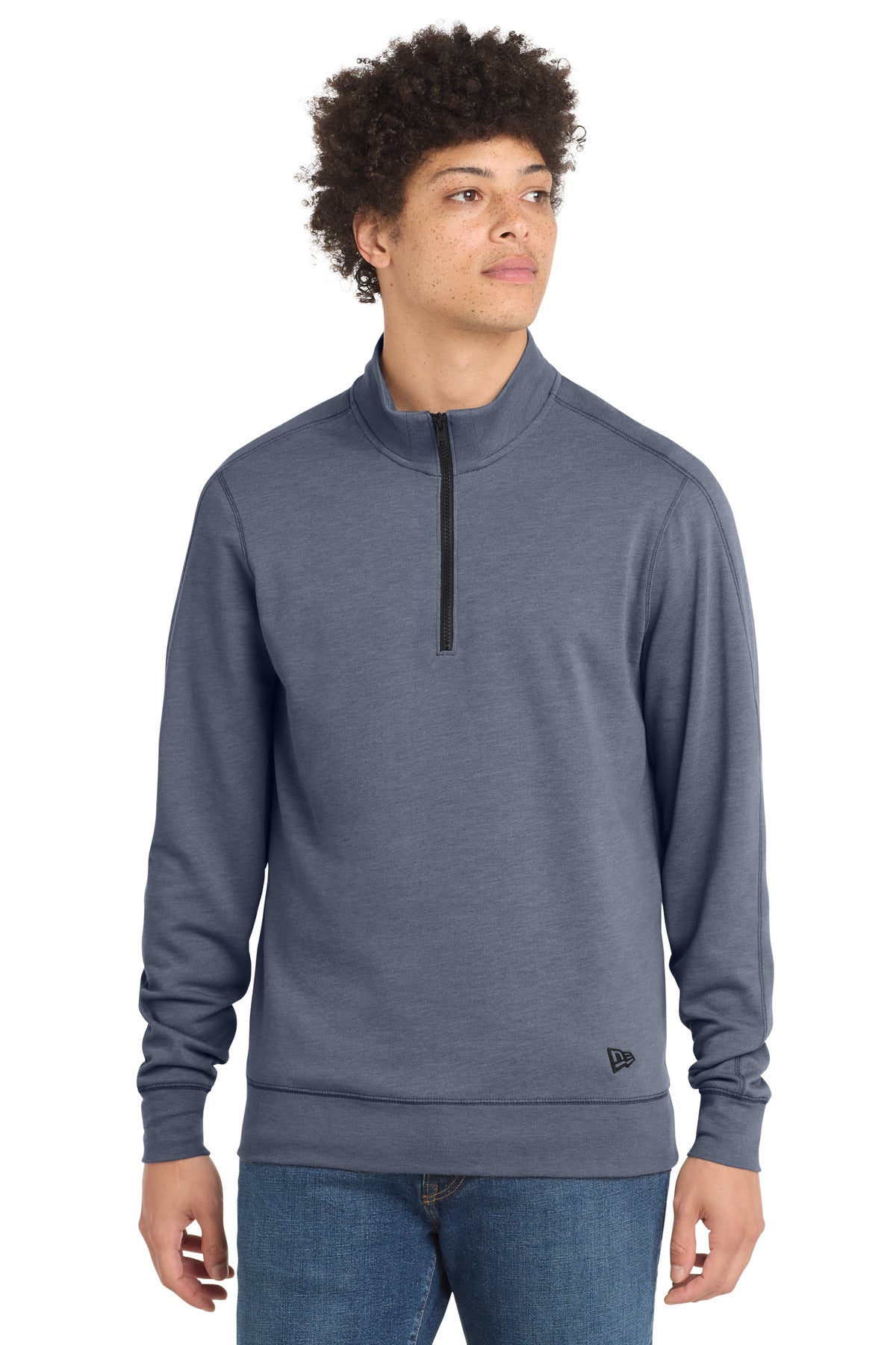 New Era  Tri-Blend Fleece 1/4-Zip Pullover. NEA512
