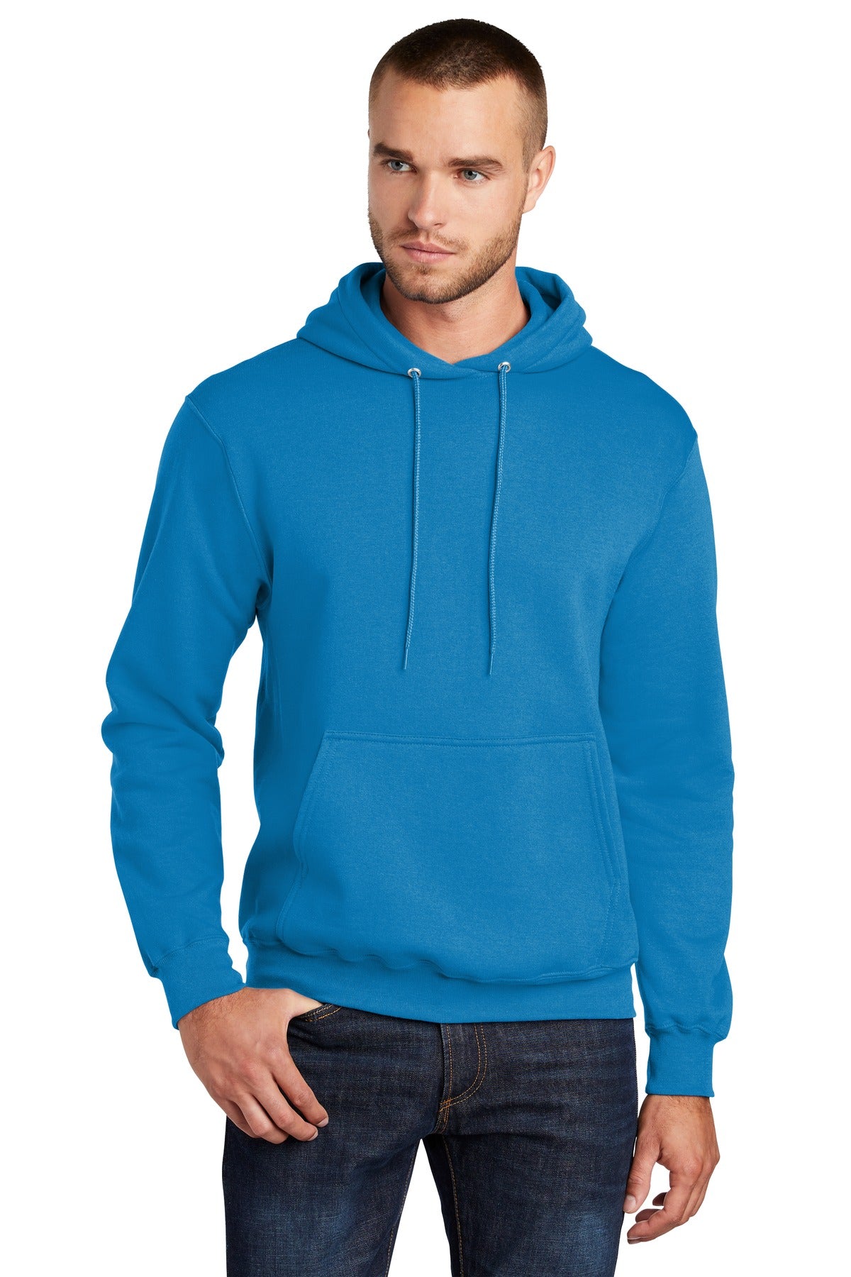 Port & Co Core Fleece Pullover Hooded Sweatshirt. PC78H