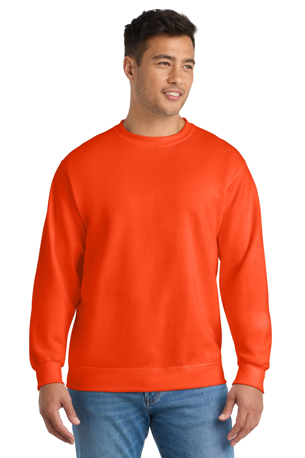 Port & Co Tall Essential Fleece Crewneck Sweatshirt. PC90T