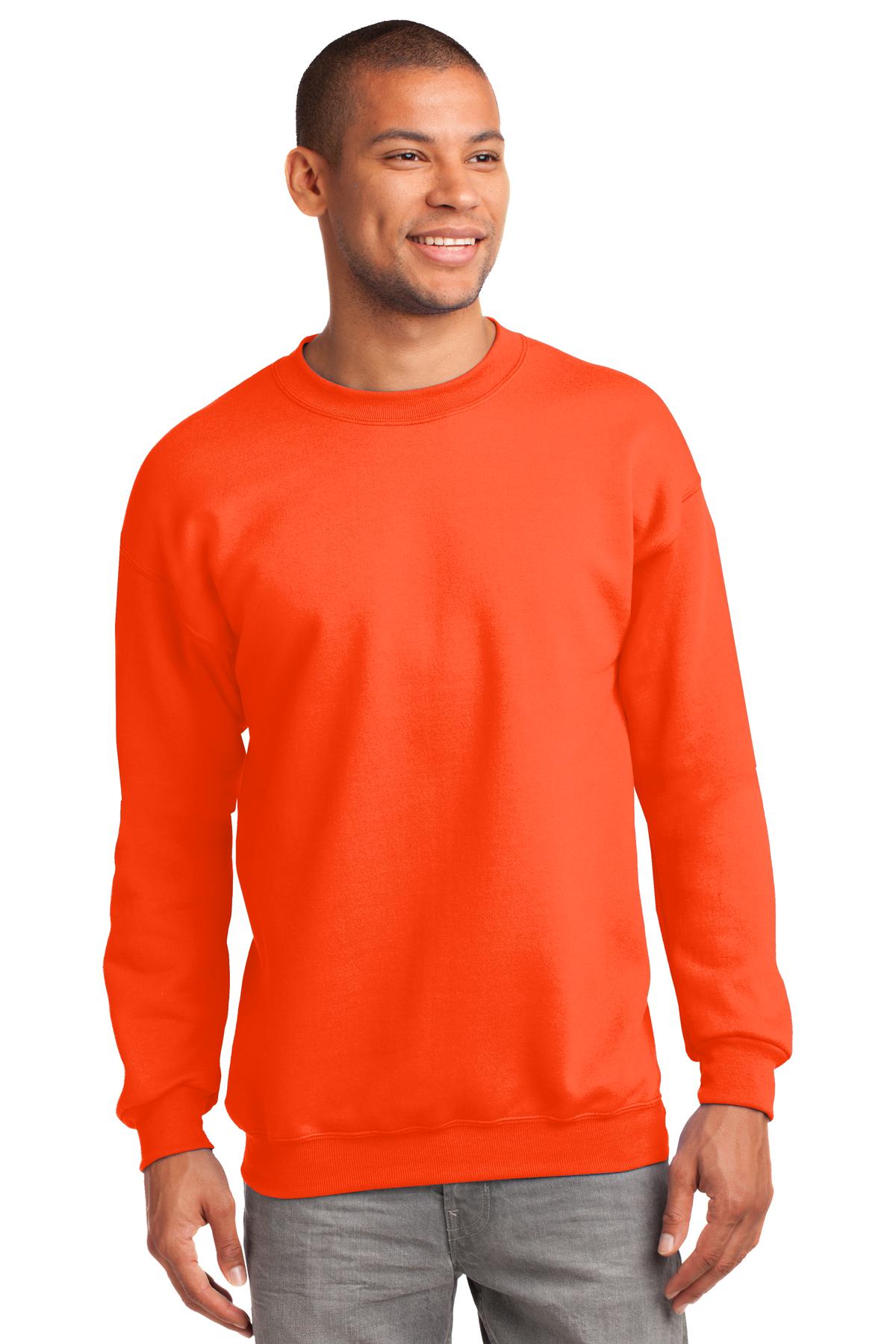 Port & Co Tall Essential Fleece Crewneck Sweatshirt. PC90T
