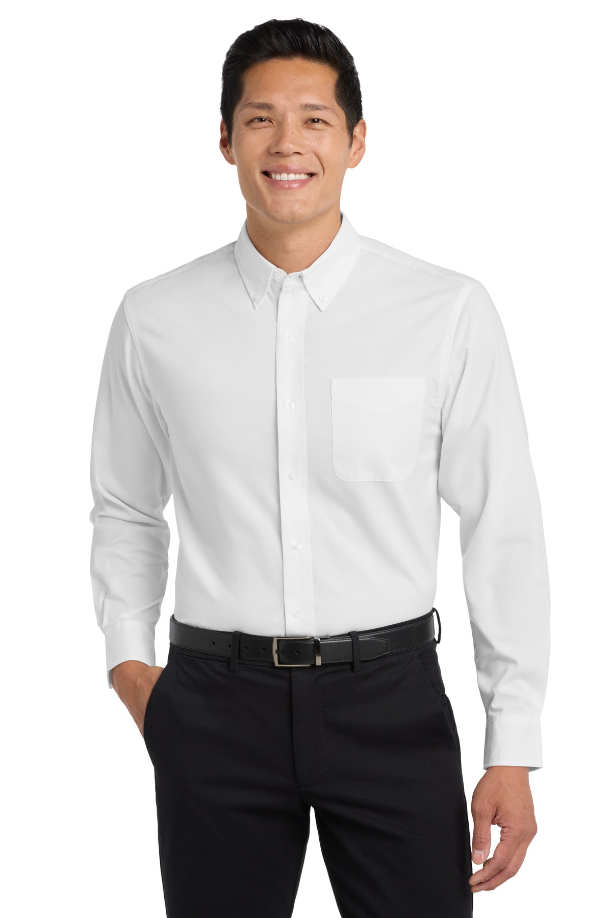Port Authority Tall Long Sleeve Easy Care Shirt.  TLS608