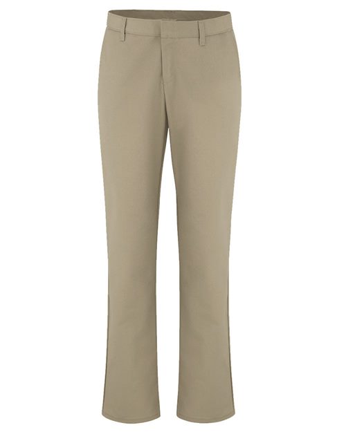 Dickies. Women's Industrial Flat Front Pants - Extended Sizes. FP92EXT