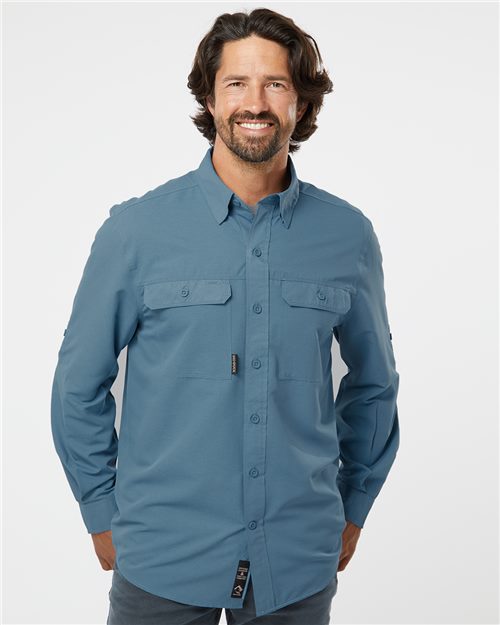 DRI DUCK. Men's Crossroad Woven Shirt. 4441