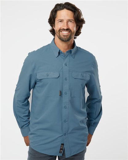 DRI DUCK. Men's Crossroad Woven Shirt. 4441
