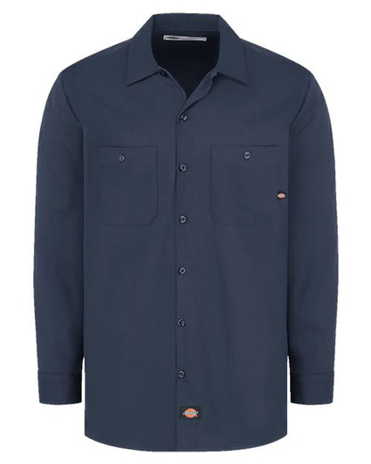 Dickies. Industrial Cotton Long Sleeve Work Shirt. L307