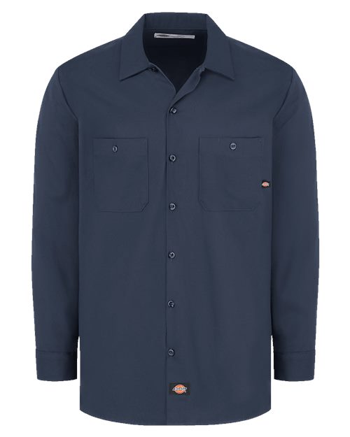 Dickies. Industrial Cotton Long Sleeve Work Shirt. L307