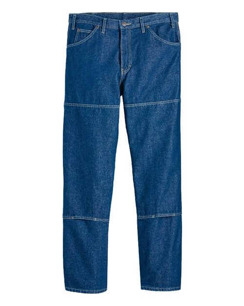 Dickies. Industrial Double Knee Jeans - Extended Sizes. LD20EXT