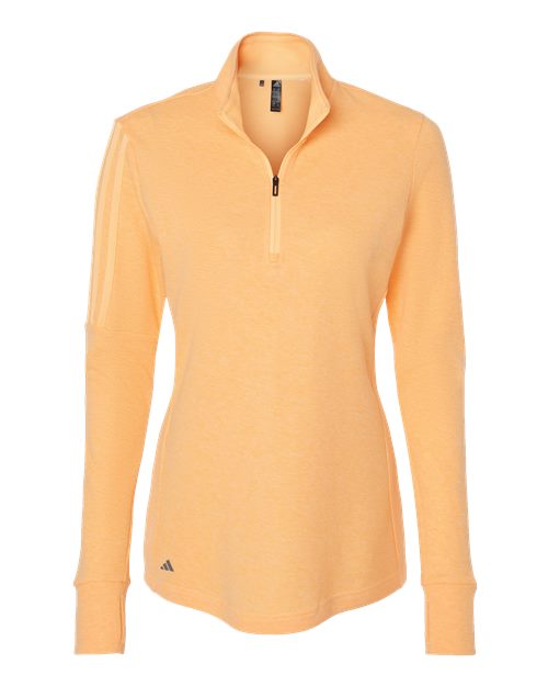 Adidas. Women's 3-Stripes Quarter-Zip Sweater. A555