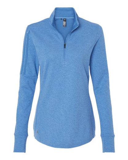 Adidas. Women's 3-Stripes Quarter-Zip Sweater. A555