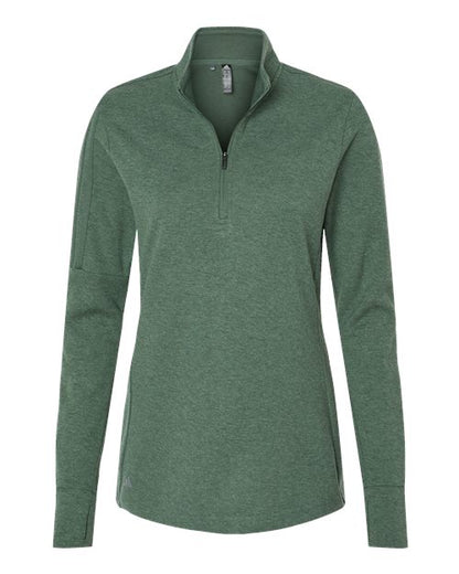 Adidas. Women's 3-Stripes Quarter-Zip Sweater. A555