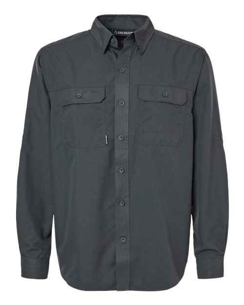 DRI DUCK. Men's Crossroad Woven Shirt. 4441