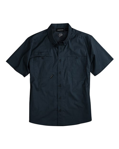 DRI DUCK. Craftsman Woven Short Sleeve Shirt. 4451