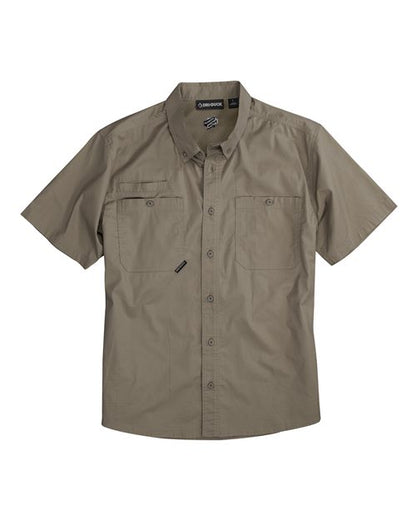 DRI DUCK. Men's Craftsman Woven Short Sleeve Shirt. 4451