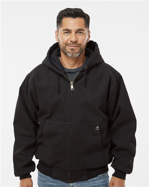 DRI DUCK. Men's Cheyenne Boulder Cloth™ Hooded Jacket with Tricot Quilt Lining. 5020